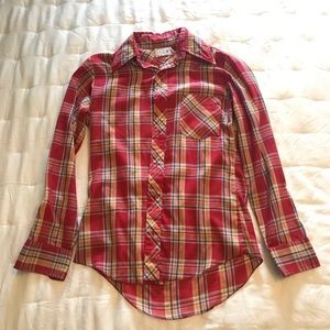 Vintage H.I.S. Men’s Plaid LS Shirt S Made in USA
